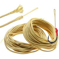 5M 8/16 Strands Aramid Fiber Braid Kevlar Fishing Line Assist Line for Jigging Hook Saltwater Boat Fishing Lures 0.8mm-1.6mm