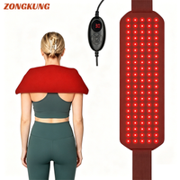 NEW 105LED Red Light Therapy Belt Infrared Red Light Therapy for Body Back Shoulder Pain 660nm&850nm Near Infrared Heating Pad