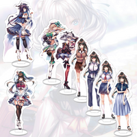Anime Amakano 2 New Keychain Acrylic Stand, 15cm Shirakawa Noa/Amaku Kurumi, High Clear Desk Decor, Valentine's Gift for Fans