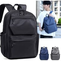 Lightweight travel backpack for men, 2025 New large-capacity Oxford cloth computer backpack, black schoolbag for college student