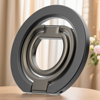 Double-sided Strong Magnetic Holder for Magsafe Mobile Phone Folding Finger Ring Magnet Bracket for iPhone 17 Pro Samsung Xiaomi