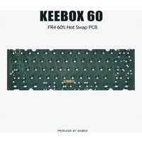 Keebox 60 Mechanical Keyboard DIY PCB Hot Swappable For GH60 Daughterboard Ai03 Fly FR4 CEM3 PCB Support QMK VIA