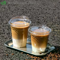 ※Clear Plastic Cups With Lids 10 Pack, 16 Oz Disposable Cups For Iced Coffee Bubble Tea, Durable & Leak-Proof - Premium Q