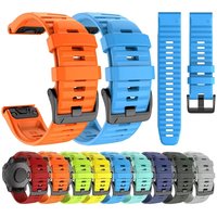 20MM 22MM 26MM Silicone Watch Strap For Garmin Fenix 5 6 7 5X 6X 7X 3 HR Rorerunne F35 220 225 Quick Fit Replacement Watchbands