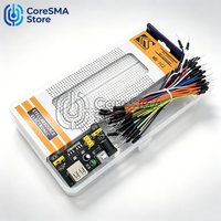 Prototype Solderless Breadboard MB-102, 830 400 Tie Points Circuit Test Board + Power Module & 65 Color Jumper Wires