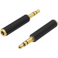 Gold Plated 3.5mm Audio Adapter Converter TRS Male to Female TRRS Stereo 3 Pole to 4 Pole Adapter Audio Connector for Microphone