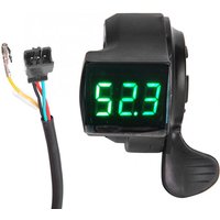 electric bike E-bike thumb throttle lcd digital battery voltage display switch handle finger bicycle protective gear