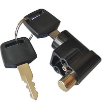 AliExpress NONE Electric Bicycle E-bike Electric Vehicle Battery Box Lock Front Lock Big Head Lock Electric Vehicle Anti-theft Lock Battery Lock