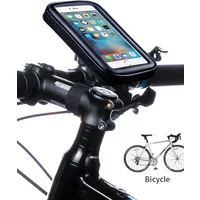 AliExpress Touchable Waterproof Bicycle Phone Holder Motorcycle Bike Handlebar Phone Case Bag for iPhone 16 15 14 Samsung Phone Stand Mount