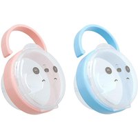 Baby Pacifier Holder Portable New born Soother Container Case Food Grade Outdoor Travel Baby Nipple Storage Box