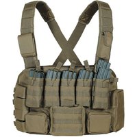 Tactical Adjustable Chest Rig, Coyote Combat Vest, Modular Assault Chest Rig With Magazine Pouches