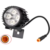 5W Headlight For Kukirin G2 Pro 2024 /G2 MAX /G2 Master Front LED Lights Waterproof 3-pin Terminal Accessories