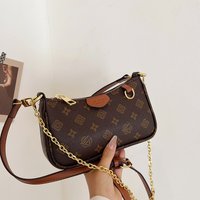 2025 Hot Sale Vintage Style Women's Shoulder Bag Fashionable Retro Printed Small Square Bag Street Style Underarm Crossbody Bag