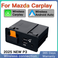 NOWY Adapter USB Hub P2 Przewodowy lub P3 Bezprzewodowy do Apple CarPlay Android Auto, Zestaw OEM Retrofit Mazda 2 3 6 CX3 CX5 CX8 CX9 MX5 TK78669U0C