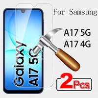 2Pcs Screen Glass Screen Protector For Samsung Galaxy A17 5G Screen Glass SamsungA17 SamsungA16 SamsungA15 A17 A16 A15 4G A 17