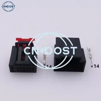 1 Set 14 Pin 5Q0972726 Automobile Cable Harness Socket Car Electrical Wire Connector 5Q0 972 726 AC Assembly For VW
