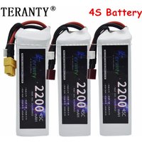 4S 2200mAh 14.8V 45C High Capacity Lipo Battery With XT30 Deans T XT60 Connector For Racing Drone Quadcopter RC Helicopter Parts