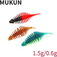 4Pcs 30mm 0.6g/50mm 1.5g Soft Lure Worm Fishing Lure Silicone Baits Soft Rubber For Fishing Swimbait Artificial leurre souple