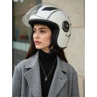 AliExpress 2025 Motorcycle Dual Visor Flip Up Modular Full Face Helmet Anti-fog Street Bike Racing Helmet for Women, Men, 4 Colors