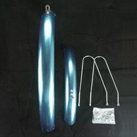 Silver Front and Rear Fender Set Professional Mudguard Replacement Bikes Parts for 20 Inch Folding Bicycle