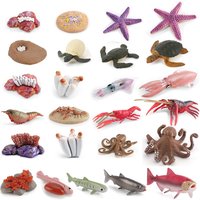 AliExpress SODOFIGURES Realistic Growth Cycle Of Marine Animals Starfish Salmon Turtle Squid Octopus Lobster Lifecycle Collection Model Figures For Kid