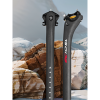 AliExpress ECIOSL Carbon Seatpost 27.2/31.6mm Matte 3K Carbon Fiber MTB/Road Bicycles Carbon Fiber Seat Post Light Seat Tube