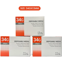 34G Disposable Needle 1.5MM 2.5MM 4MM 6MM 8MM 13MM Small Needle 100pcs/box