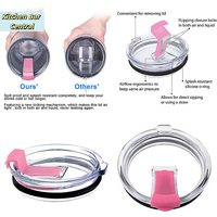 【1x Spill Resistant Lid For 20 & 30 Oz Lid Fits Tumbler And More Replacement Tumbler Spill-Proof Cup Lids Drop Shopping】