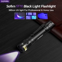 Sofirn SF16 SST08 lampe de poche UV 365nm Portable 18650 USB C torche ultraviolette Rechargeable pour la détection/animal de compagnie/urine/taches