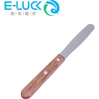 1pc Dental Spatula Wax Modeling Wood Handle Mixing Applicator Stainless Steel Dentistry Technician Laboratory Tools