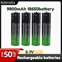 2025 New 18650 Battery 9800mAh 3.7V with Fast Charging, High Quality Li-ion Cell for Flashlights and Devices 18650 Battery