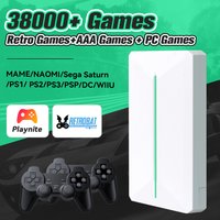Hyper Base PR500GB Game Consoles For PS3/PS2/PS1/Switch/NES/N64/NDS/Dreamcast/Wiiu Gaming HDD With 38000 Retro Games+42 PC Games