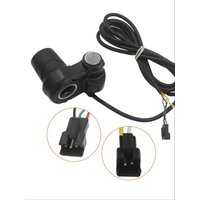 AliExpress NONE 5V E-Bike Throttle Accelerator Hall Half Turn Handle with Electric Door Lock Key Scooter Repair Accessory