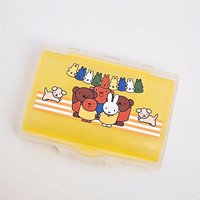 Miffy Kawaii Cartoon Pill Box Cute Rabbit Anime Portable Small Medicine Box Sweet Sealed Medicine Storage Box Gift for Parents
