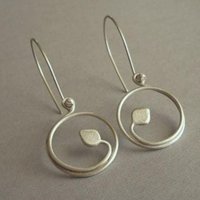 Minimalist Twig Branch Shape Earrings Creative Plant Leaf Earrings Women Silvery Color Ear Jewelry Gifts