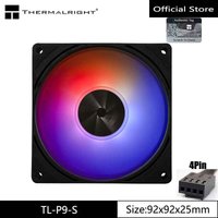 Thermalright TL-P9-S 9cm ARGB Case Fan 2200RPM 23dBA Low Noise Cooling Fan Supports PWM/ARGB Series Synchronous Control