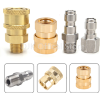 High Pressure Washer Nozzle 1/4" Quick Plug Connector Coupler With G1/4 Male Female Thread Fitting Adaptor