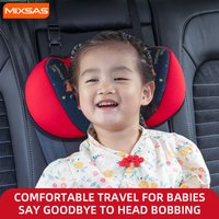 MIXSAS Child Car Headrest Memory Foam SeatsHead Headrest U-Shaped Design Cartoon Head Neck Support Neck Pillow for Kids&Adult