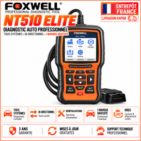 FOXWELL OBD2-Scanner, Diagnosegerät für alle Fahrzeugsysteme, bidirektionaler aktiver Test, Reset-Funktionen, Codeleser mit 1 kostenlosen Fahrzeugmarken-Software