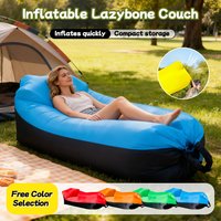 Multi-color Outdoor Inflatable Lazy Sofa Portable Air Lounge Chair Camping Travel Beach