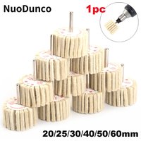 1pc Pad Wool Felt Polishing Buffing Wheel Grinding Head for Drill Electric Grinder Metal Woodworking Polishing with 6mm Shank