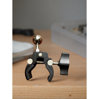 Universal Metal Clamp 1/4' 360° Rotation Ball Head Bracket for Live Streaming Camera Mobile Phone - 17mm Joint Accessory
