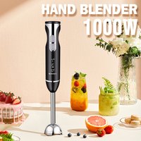 Home Portable Handheld Cooking Stick 1000W 5 in 1 Multi-function Blender Food Processor Small Baby Food Machine Meat Grinder