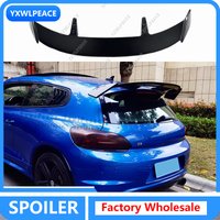 For VW Volkswagen Scirocco 2009 - 2016 2017 Trunk Spoiler Ordinary Standard Type ABS Unpainted Spoiler Trunk Boot Wing Spoiler
