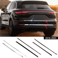 Trunk Tailgate Stainless Steel Lower Decorative Strip For Porsche Cayenne 2018-2025