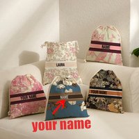 Personalized Storage Bag for Women, Large Capacity Shoulder Bag, Fashion Printing Tote, Custom Name Storage Bag, Luxury Bag