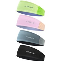 AliExpress NONE Anti-Slip Sports Headband Sweat Absorbing Headband Breathable Fitness Running Hair Band Quick Dry Elastic Cycling Hairband