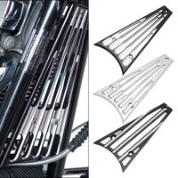 For Harley Touring Street Glide Road Glide Road King Ultra Electra Limited CVO Low Motorcycle Radiator Frame Grill Cover Guard