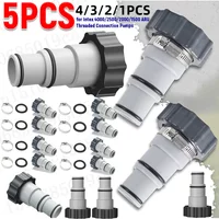 Replacement Pool Hose Adapter with Collar for Threaded Connection Pumps Pool Hose Adapter for Intex 4000 2500 2000 1500 ARU