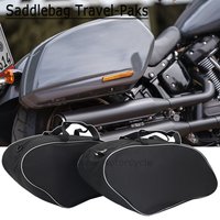 Motorcycle Saddle Bag Luggage Rack Liner Saddlebag For FLSB Softail Sport Glide 2018 2021 2020 FXLRST Low Rider ST 2022